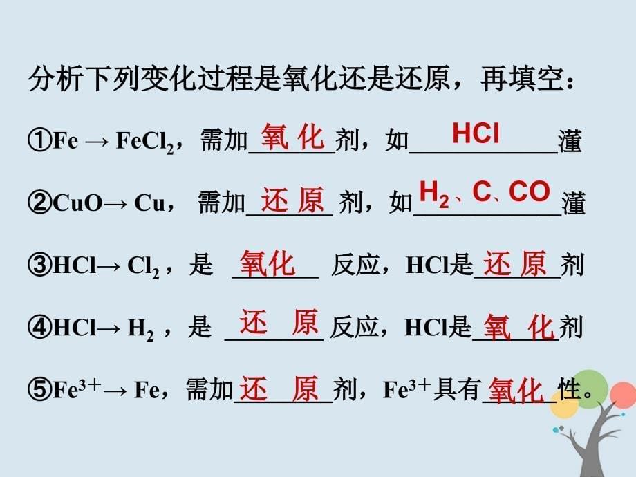 辽宁北票高中化学第二章化学物质及其变化2.3氧化还原反应第三、四课时必修1.ppt_第5页