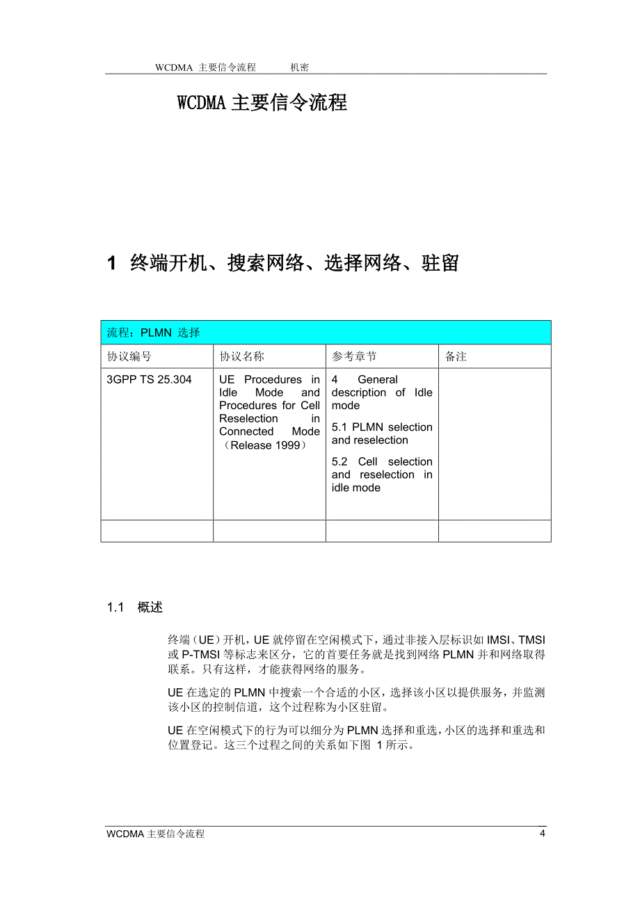 （流程管理）WCDMA主要信令流程_第4页