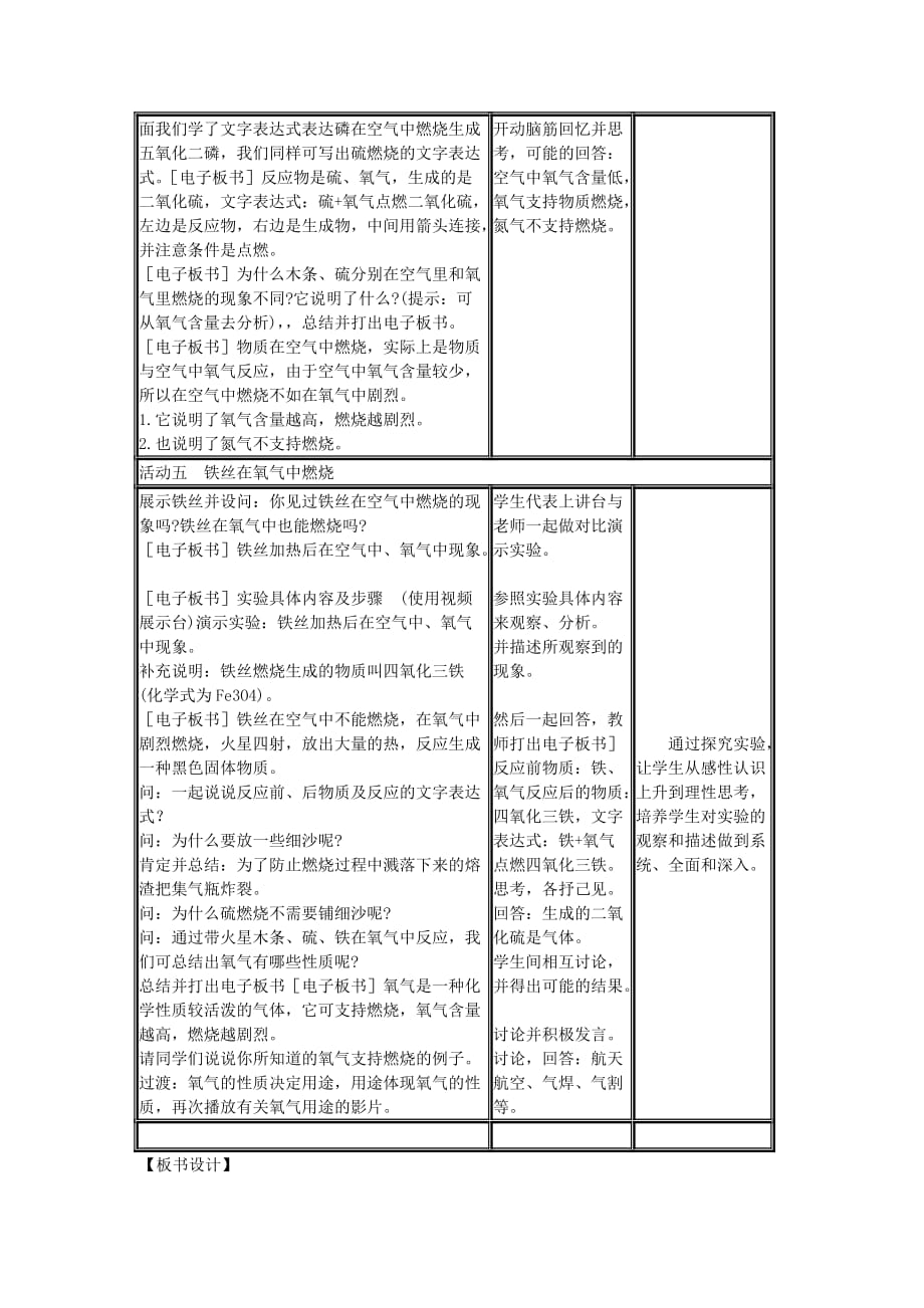 九年级化学上册 课题2氧气教学设计 新人教版.doc_第4页