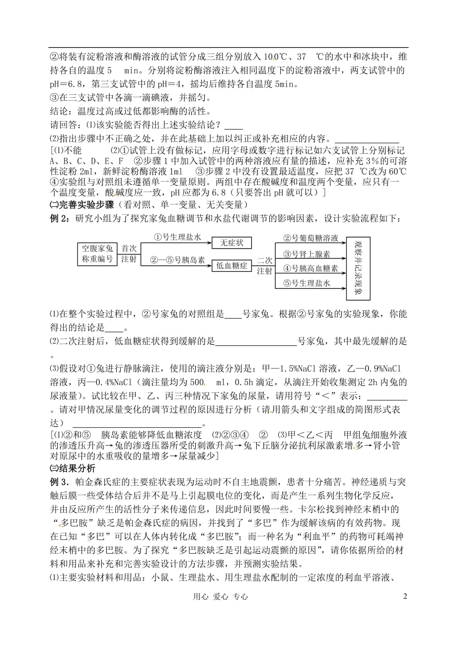 江苏省高三生物总复习 -06实验课外探究类学案.doc_第2页