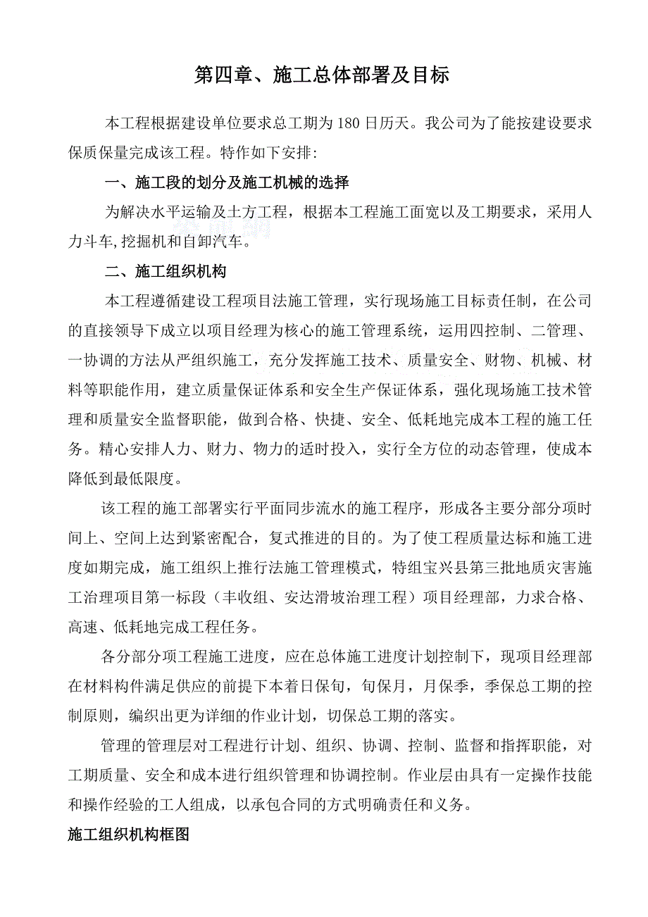 （建筑给排水工程）地质灾害治理施工组织设计(抗滑桩截排水)_第4页