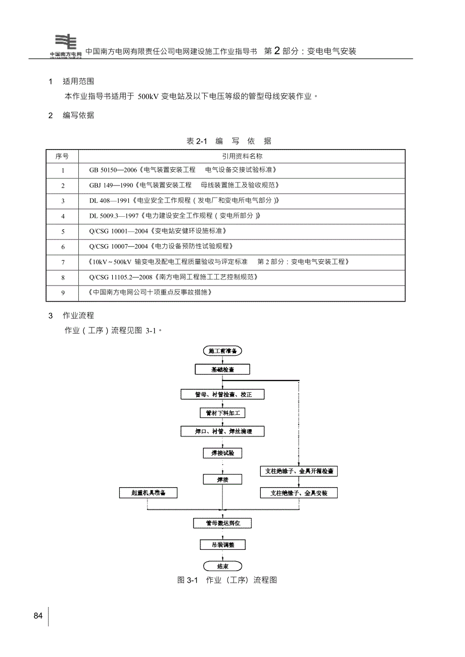 19管型母线安装作业指导书(2012)_第4页