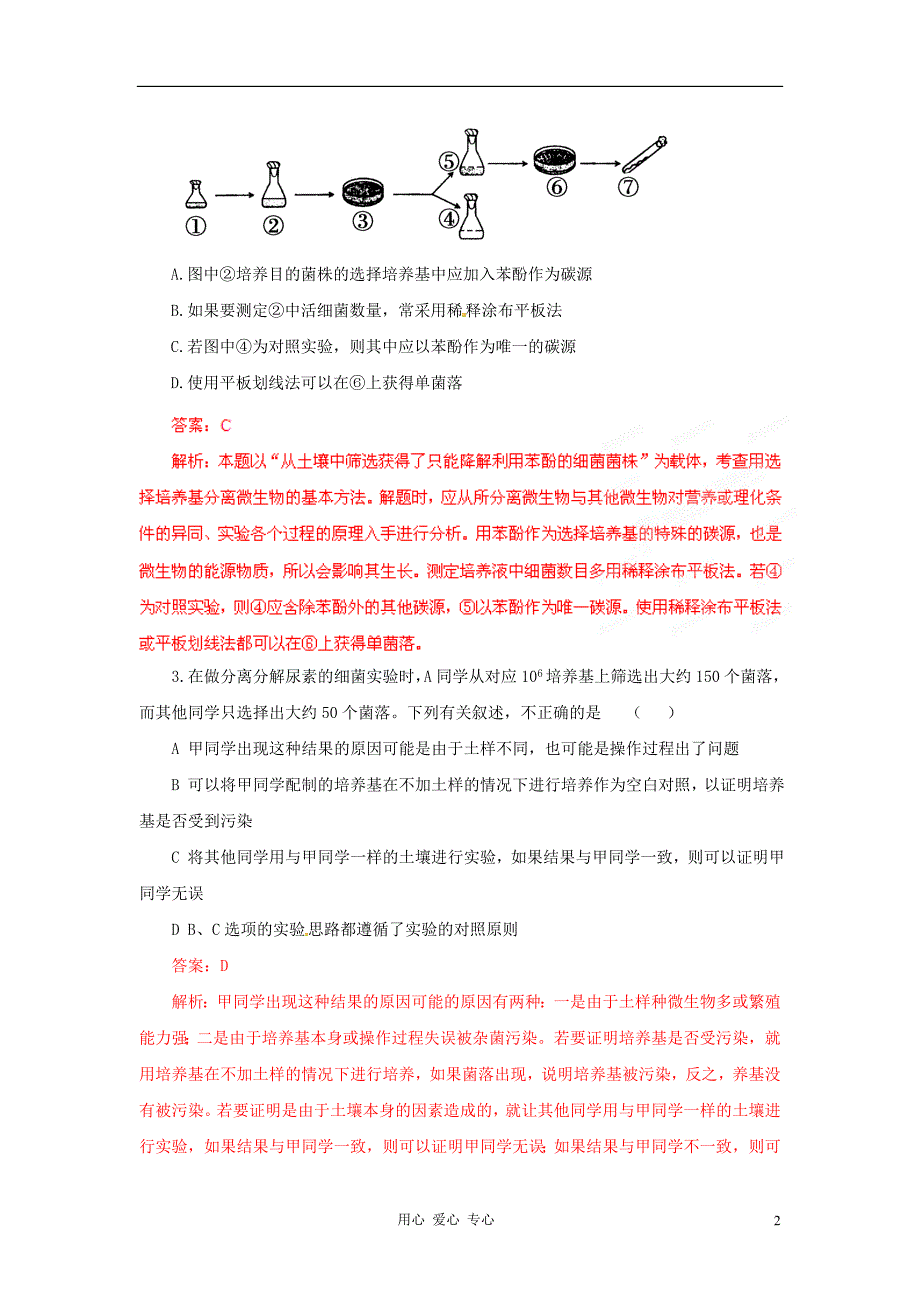 高考生物30天之备战冲刺押题系列Ⅲ热点14生物技术实践.doc_第2页