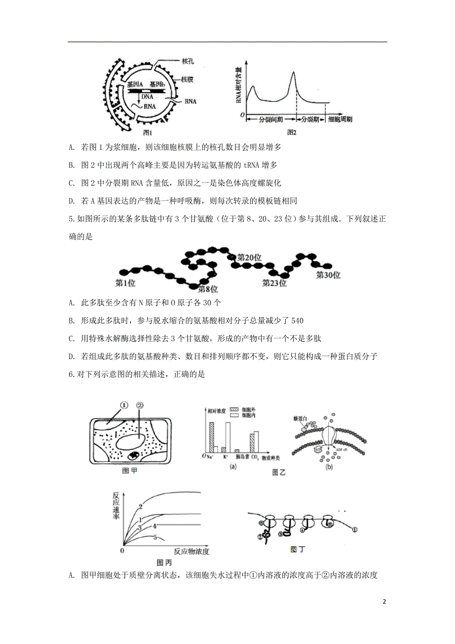 江苏南通海安高级中学高三生物检测1.doc_第2页