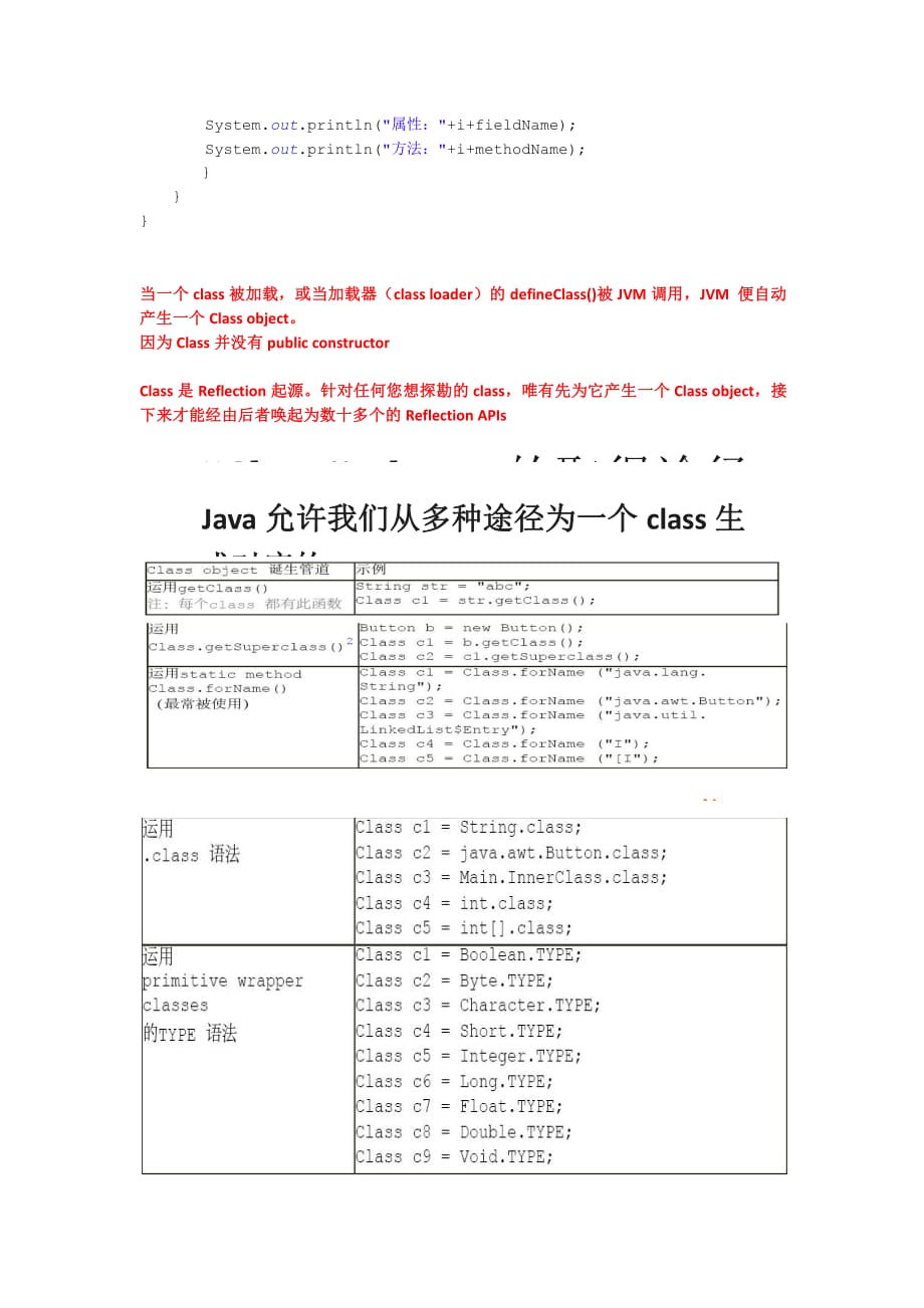 JAVA反射机制(个人笔记)_第2页