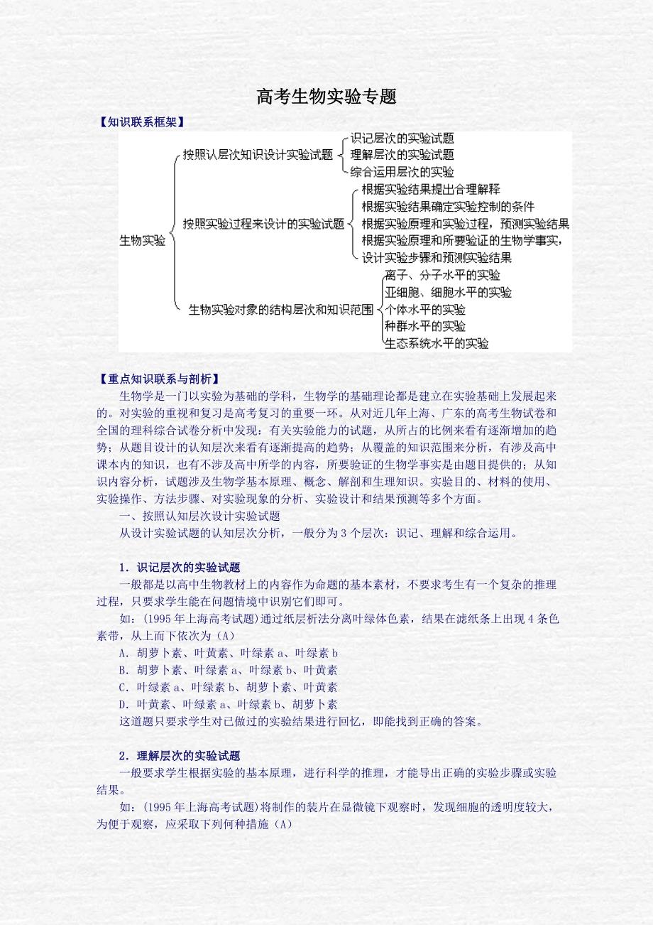 高考生物实验.doc_第1页