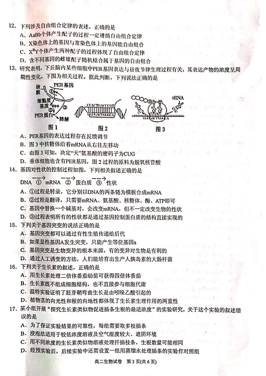贵州高二生物期中PDF 1.pdf_第3页