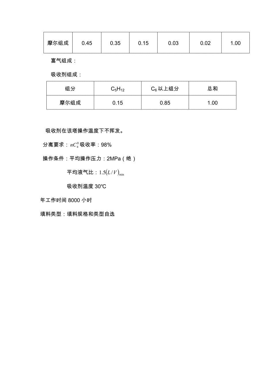 课程设计_填料吸收塔课程设计_第5页