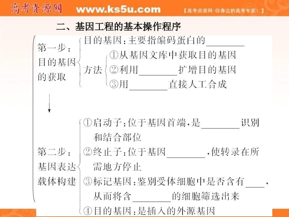 与名师对话高考生物一轮复习3.1基因工程选修3.ppt_第5页