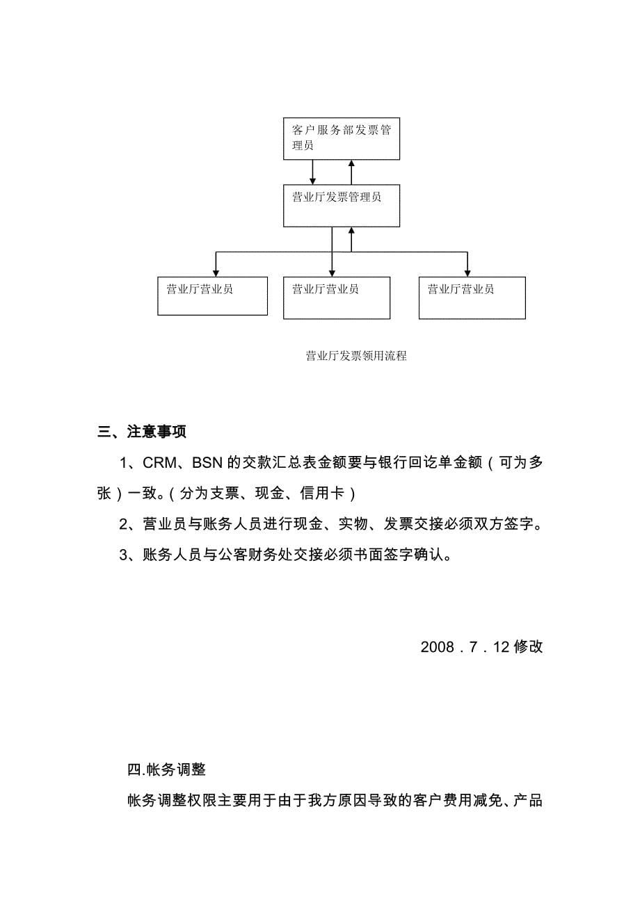 营业厅帐务管理和相关操作流程图_第5页