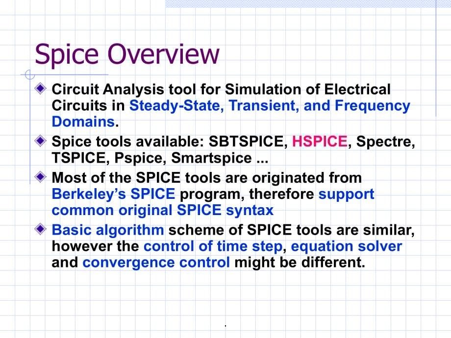 Hspice电路仿真教程ppt课件_第5页