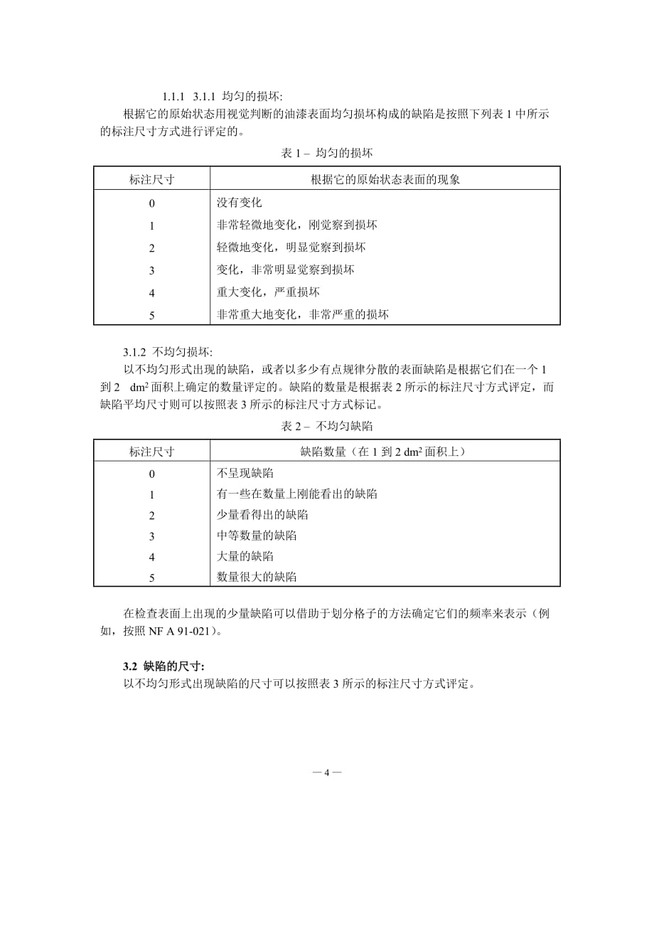 NF T30-071-1980油漆表面的老化-中文)_第4页