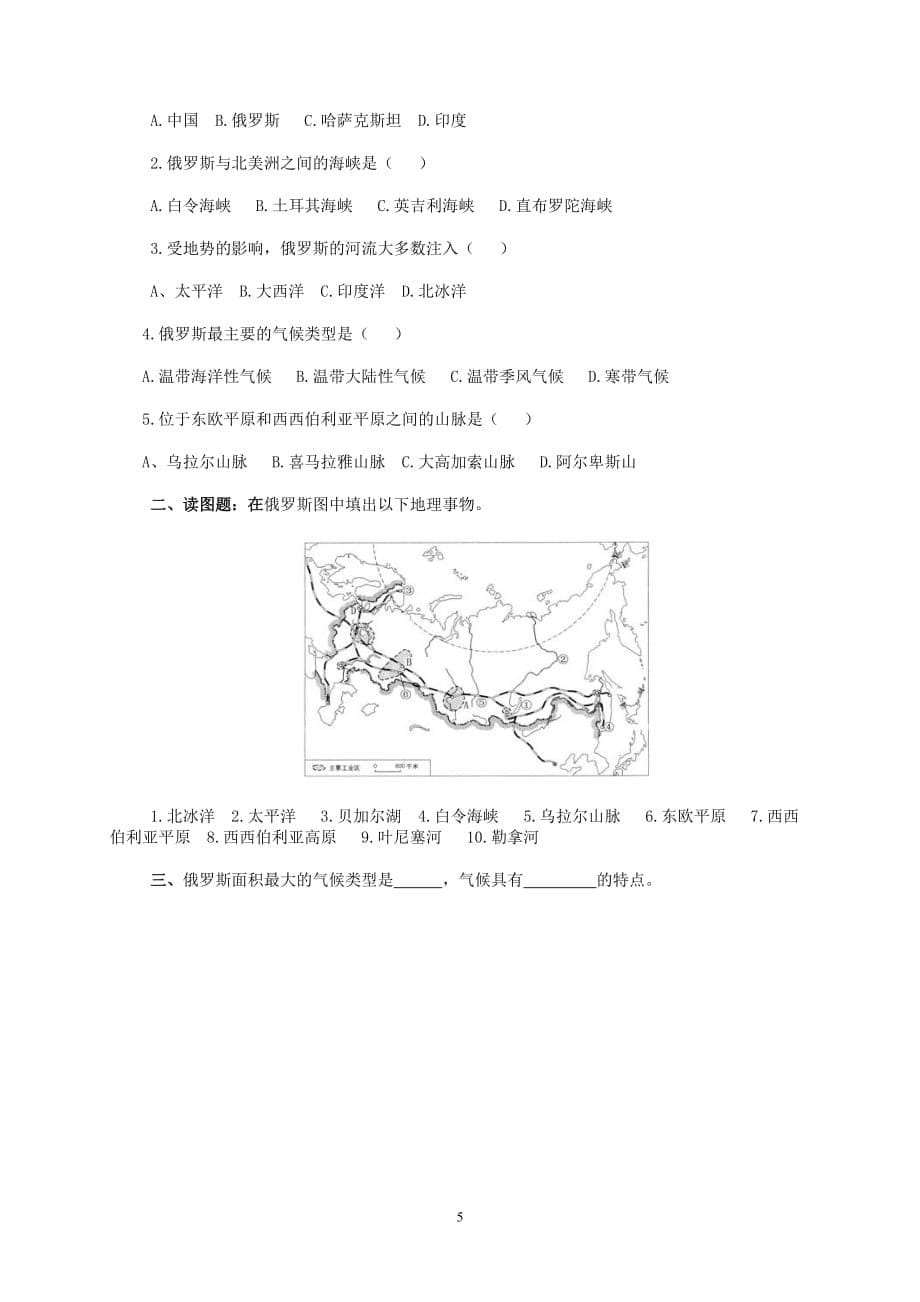 《俄罗斯》教学设计_第5页