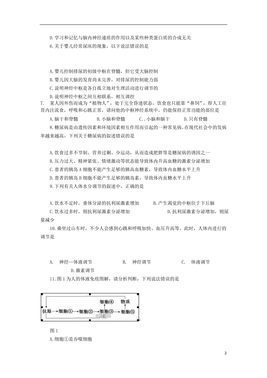 山西太原第二十一中学2020高二生物期中.doc_第2页