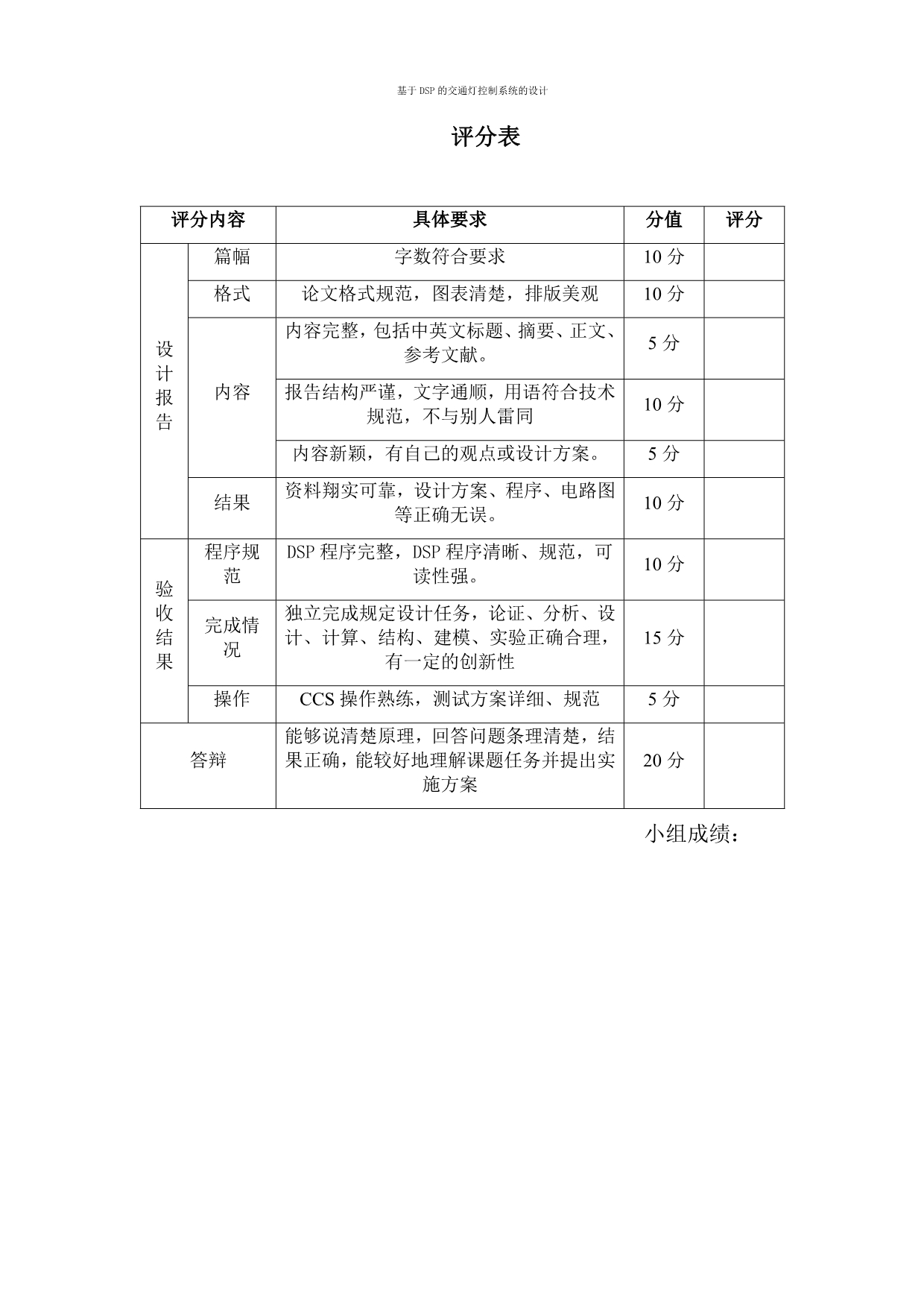 DSP课程设计-交通灯控制设计报告_第3页