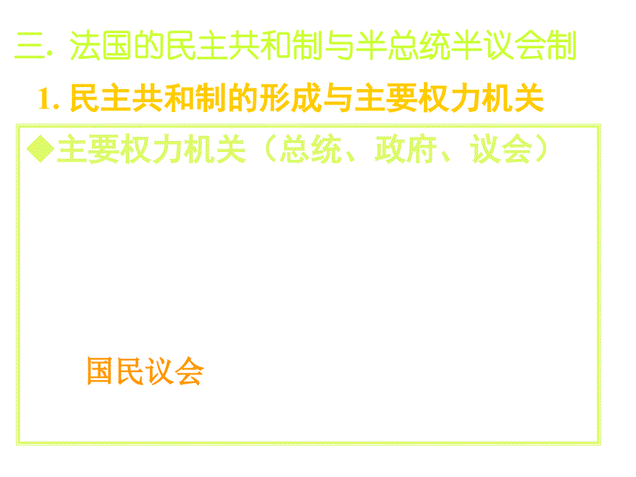 高中政治课件：法国政体（四月）_第4页