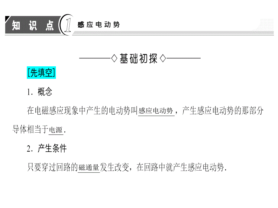 物理人教同步选修11课件第3章第2节法拉第电磁感应定律_第3页