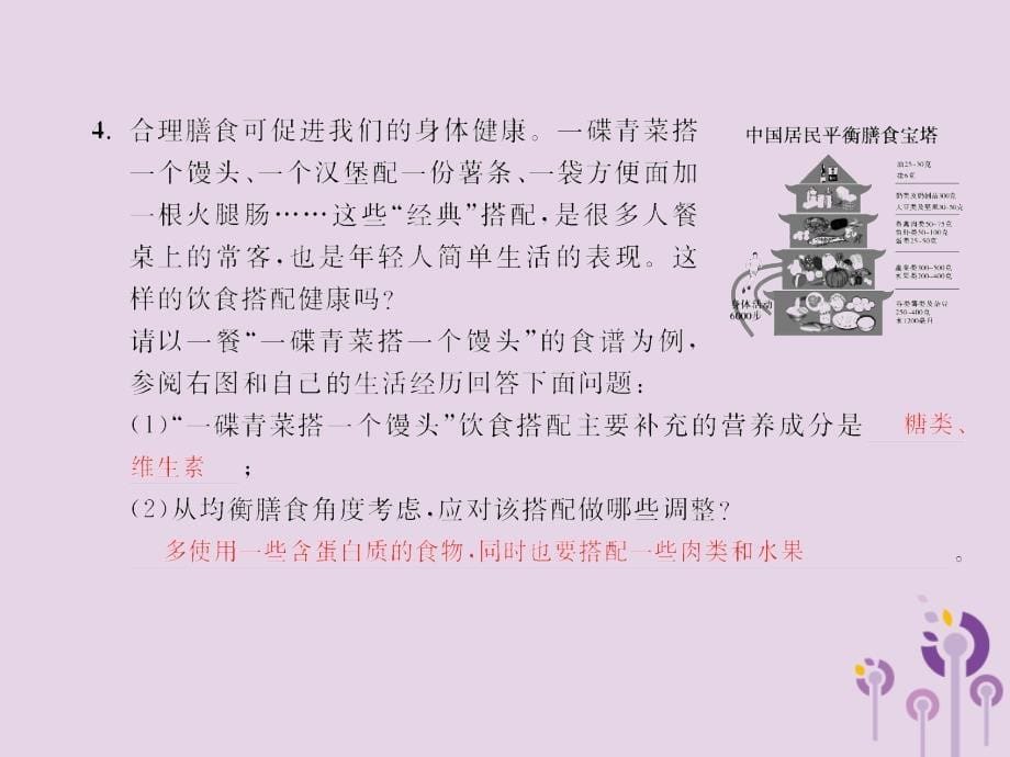 九年级化学下册第12单元化学与生活微专题6化学与生活课件新版新人教版_第5页