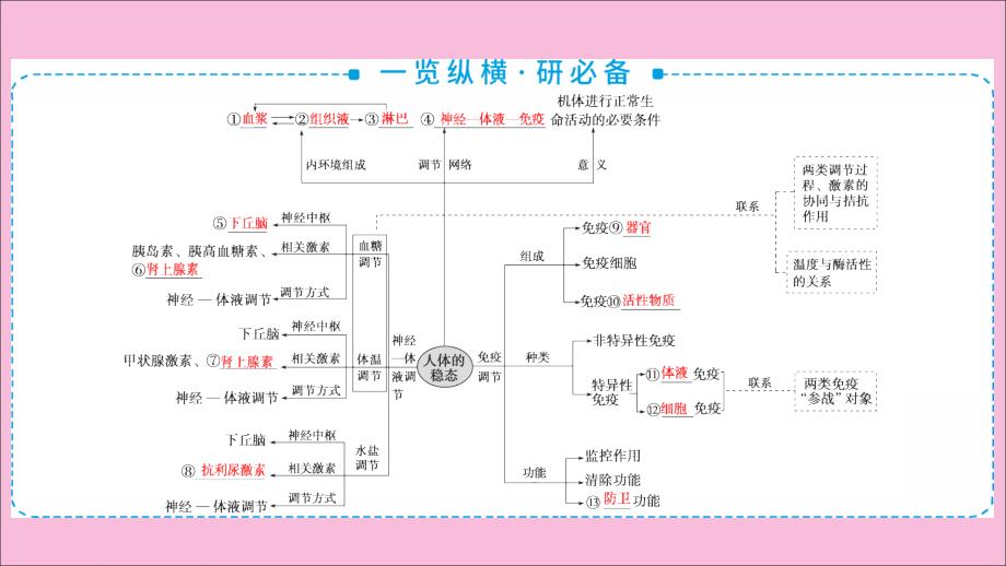 新高考2020高考生物二轮复习第一部分突破方略板块四调节十人体的内环境与稳态.ppt_第4页