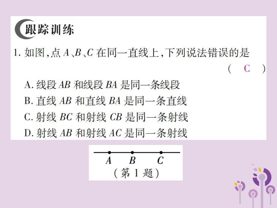 七年级数学上册第4章图形的初步认识4.5最基本的图形—点和线4.5.1点和线课件（新版）华东师大版_第5页