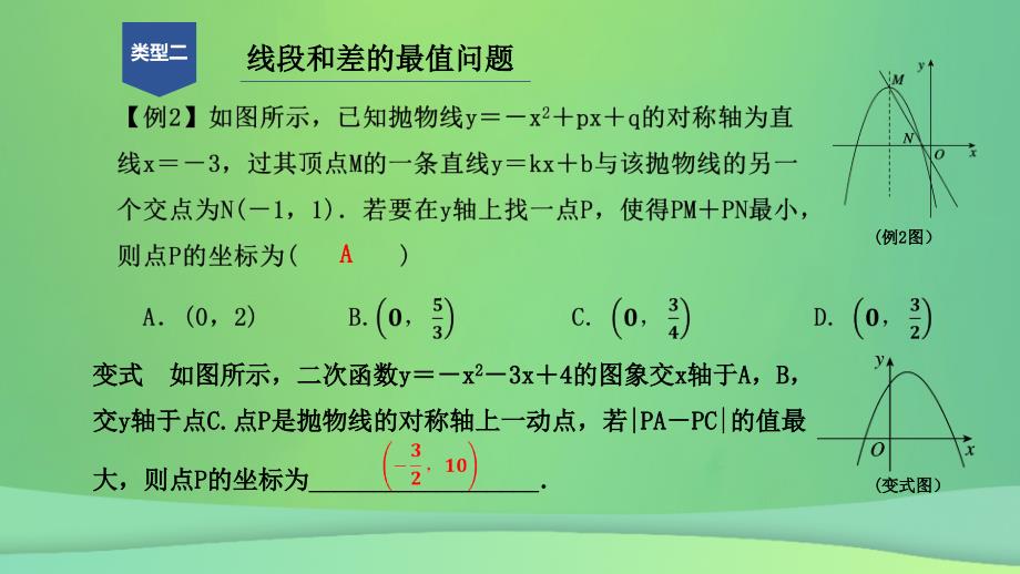 九年级数学上册第一章二次函数专题分类突破二抛物线中几何图形的最值问题课件新版浙教版_第3页