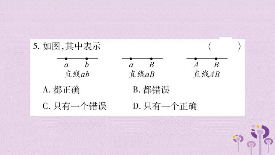 七年级数学上册第4章直线与角4.2线段、射线、直线课件（新版）沪科版_第5页