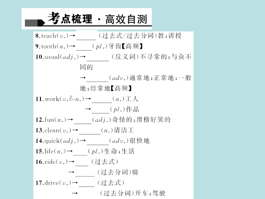 人教版七年级(下)Units 1～4 单元测试卷_第3页