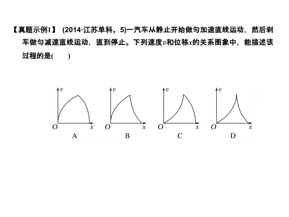 高考物理江苏专用大一轮复习课件第一章运动的描述匀变速直线运动能力课_第5页