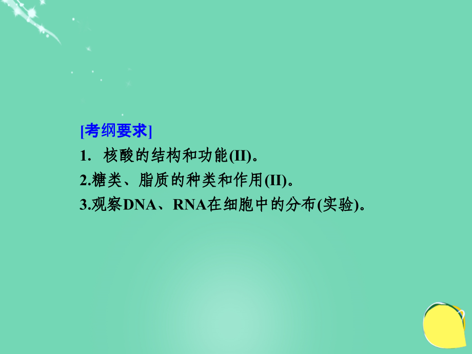 导学教程高考生物一轮复习第1单元走进细胞、细胞的分子组成第4讲核酸、糖类与脂质 1.ppt_第2页