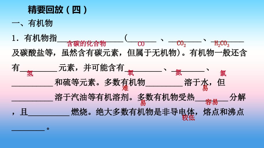 九年级化学下册第九章现代生活与化学精要回放（四）同步练习课件（新版）粤教版_第4页