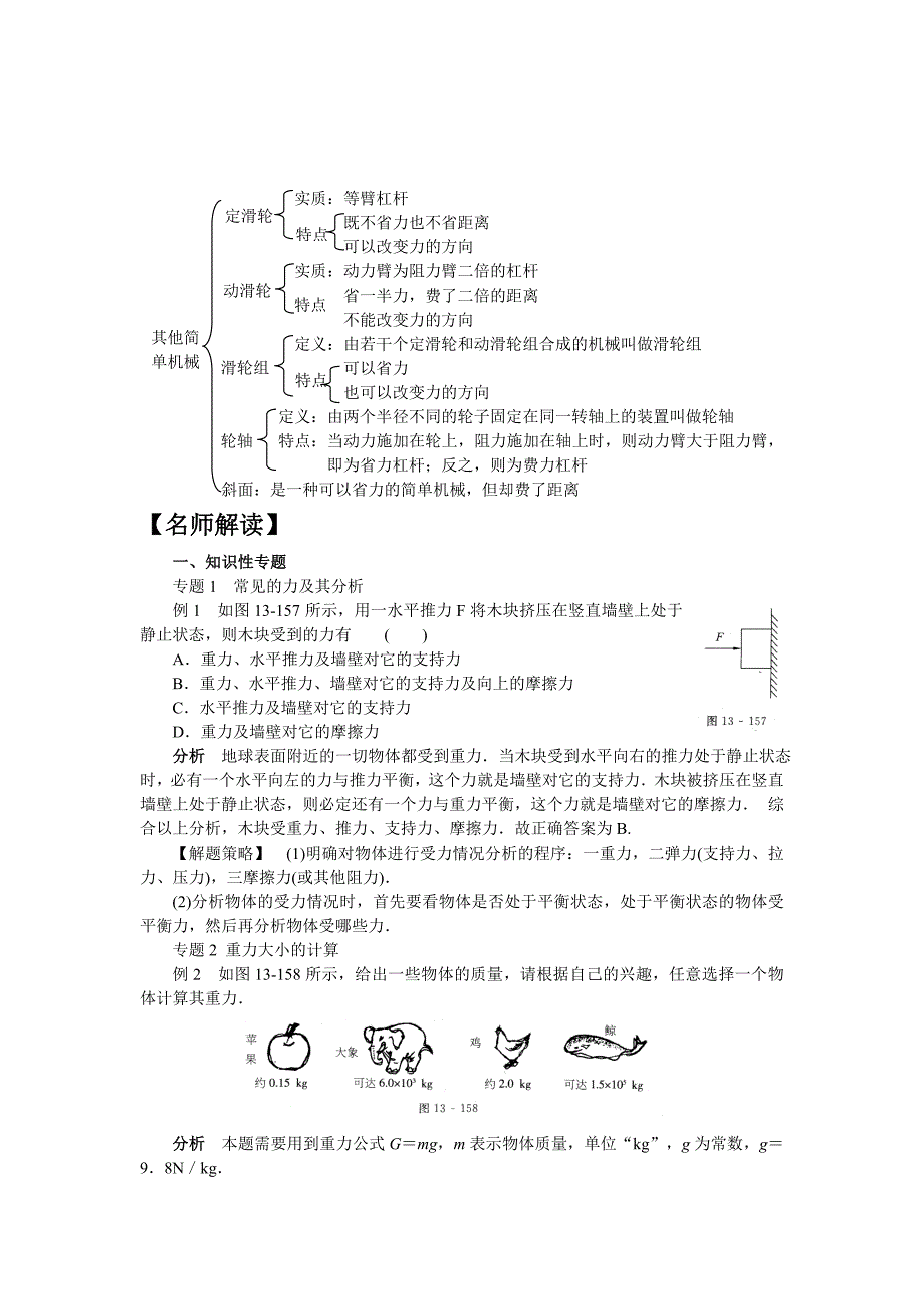 2012中考物理总复习-第十三章-力和机械(人教版)_第2页