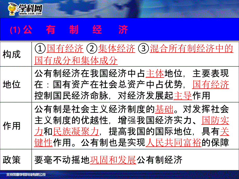 我国现阶段的基本经济制度复习专题（一)备课讲稿_第4页