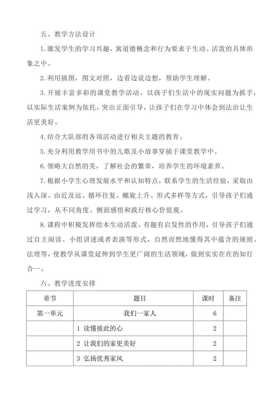 部编精品道德与法治五年级下册全册优秀教案-教学设计及教学计划_第5页