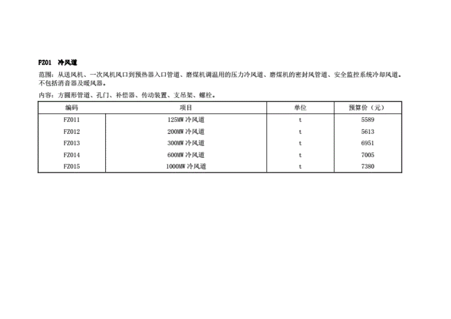 电力建设工程装置性材料综合预算价格2013版._第2页