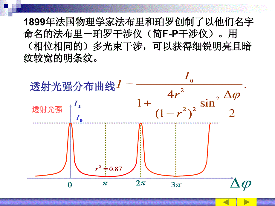 光的干涉(法布里波罗干涉仪)_第3页