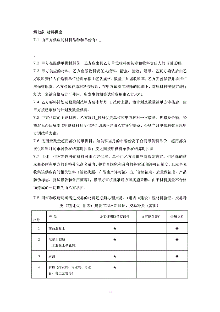 市政工程施工合同（整理版）_第4页