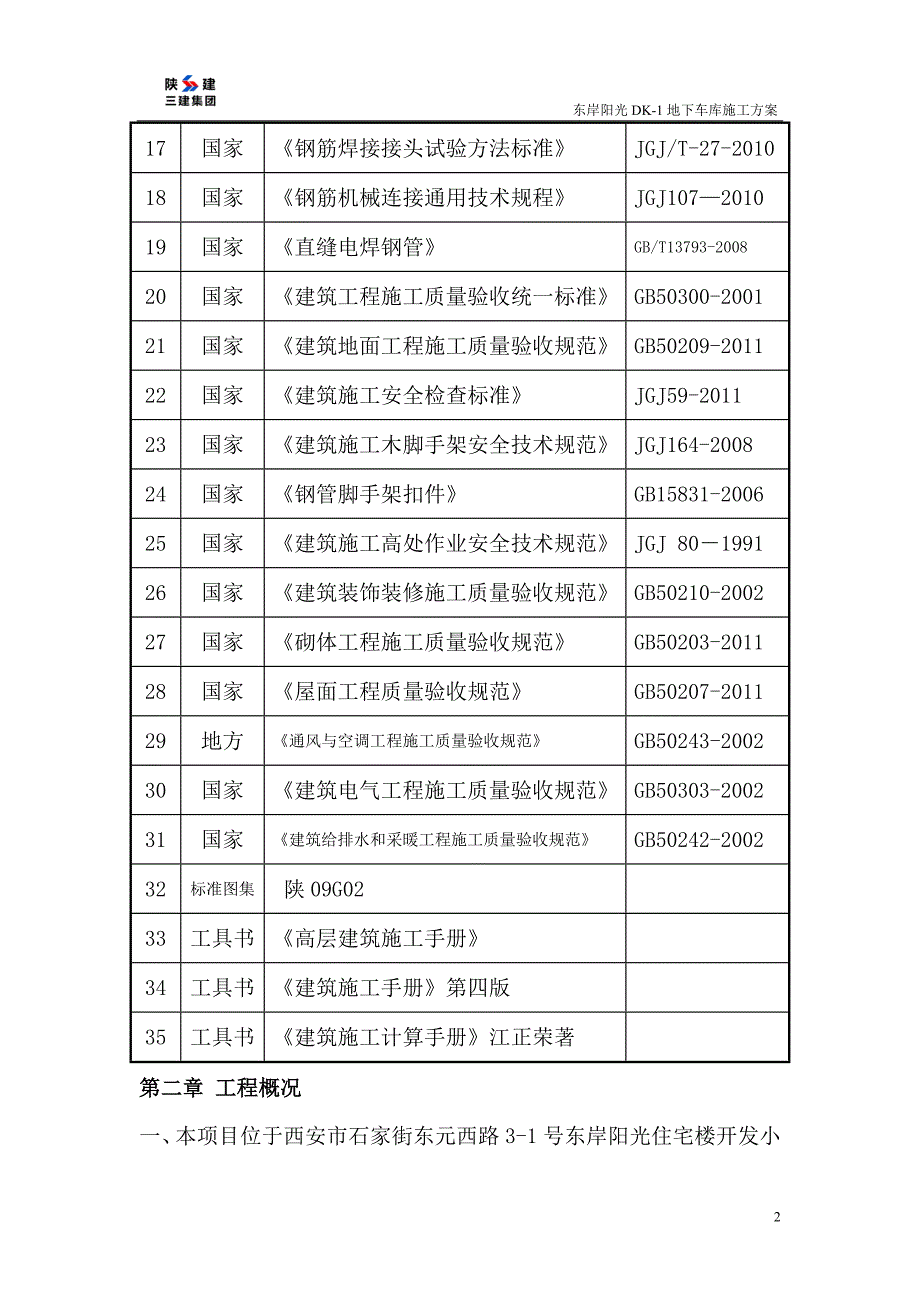 东岸阳光DK-1地下车库施工方案_第2页