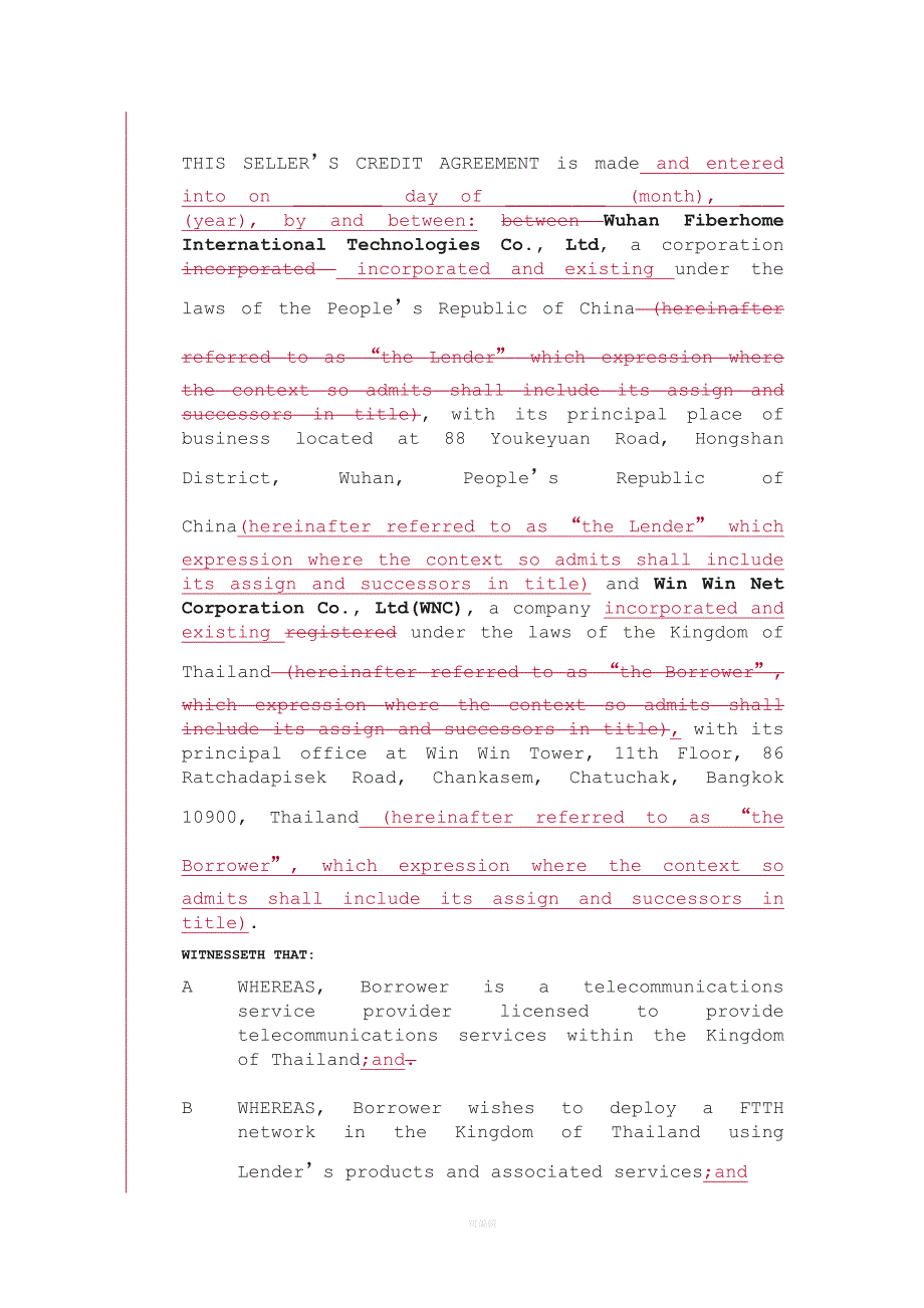 融资租赁合同模板英文（整理版）_第2页