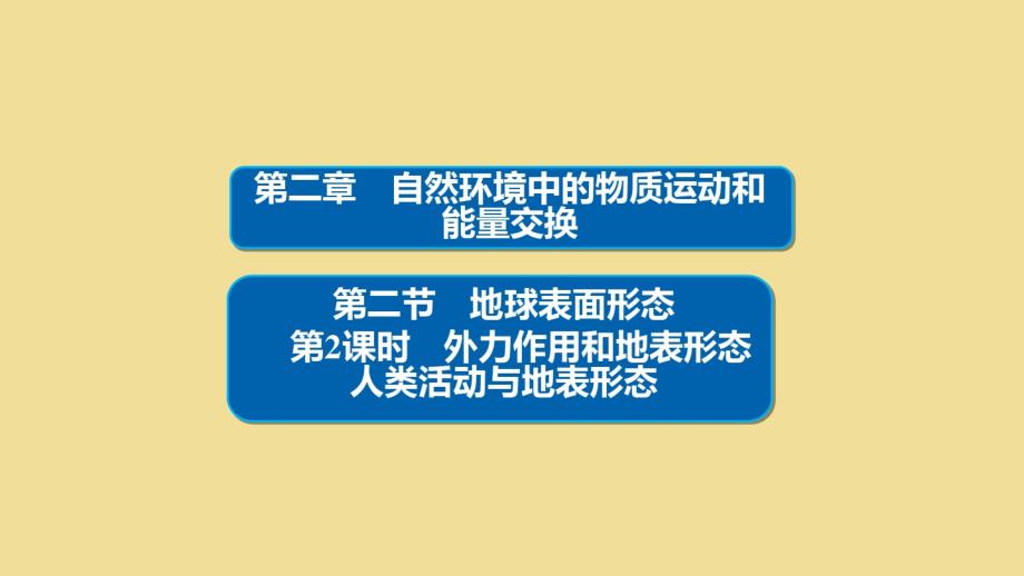 高中地理第二章2.2.2外力作用和地表形态人类活动与地表形态课件湘教版必修1.pdf_第1页