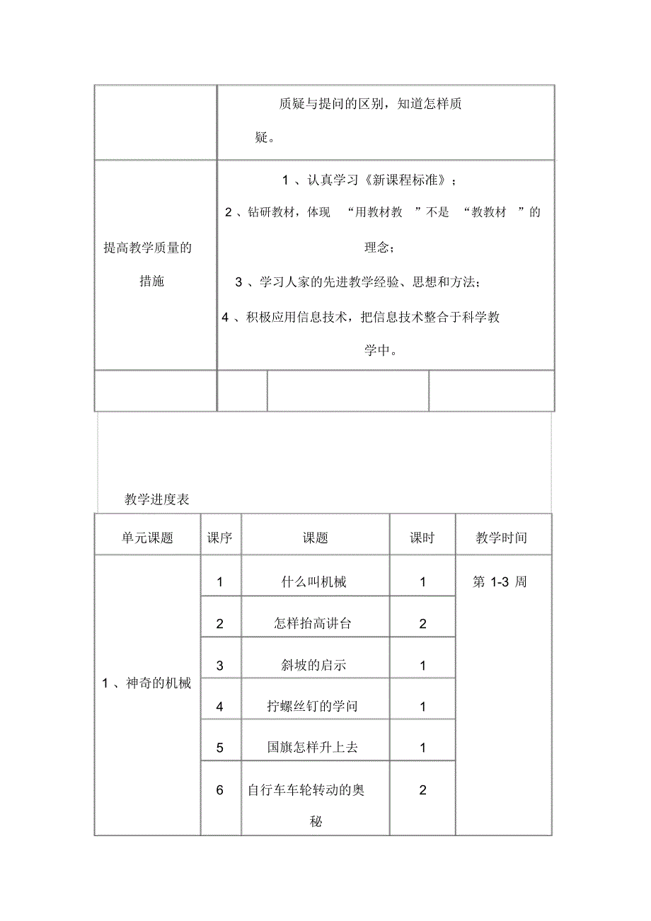 小学苏教版五年级下册科学教学计划..pdf_第3页