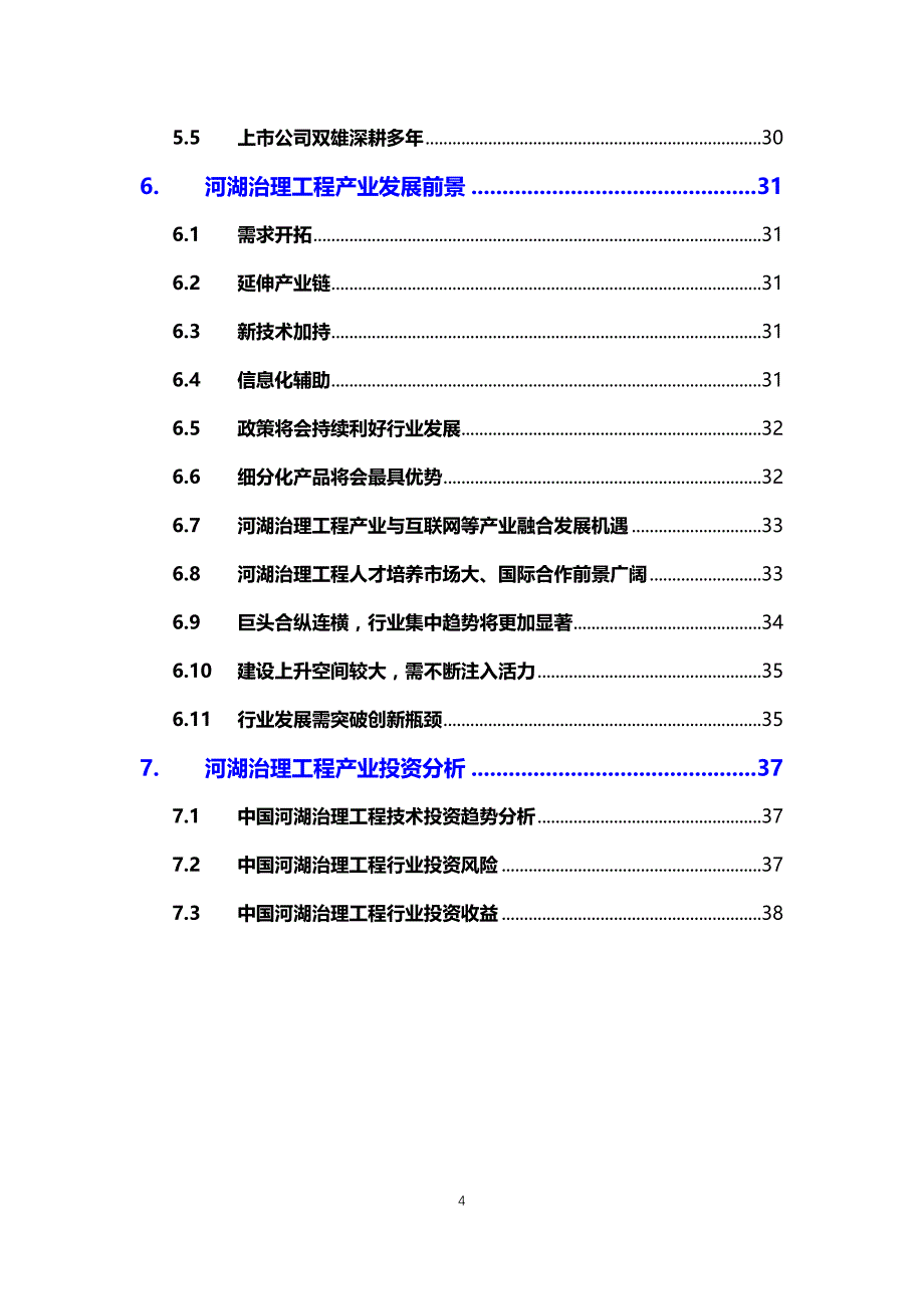 2020河湖治理工程行业可行性研究报告_第4页