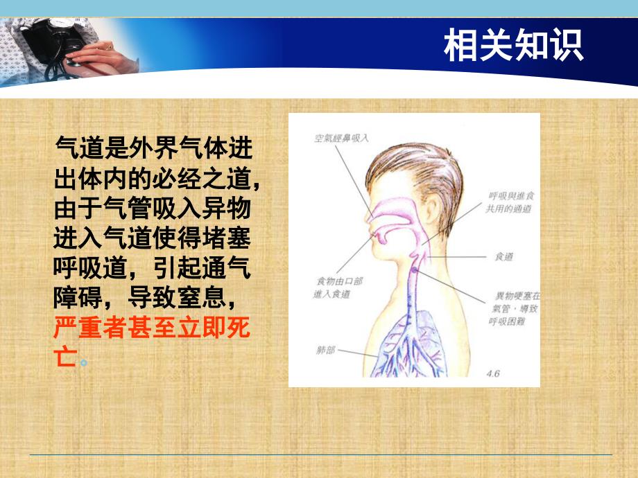 气道异物梗塞急救法(成人)精编PPT课件_第4页