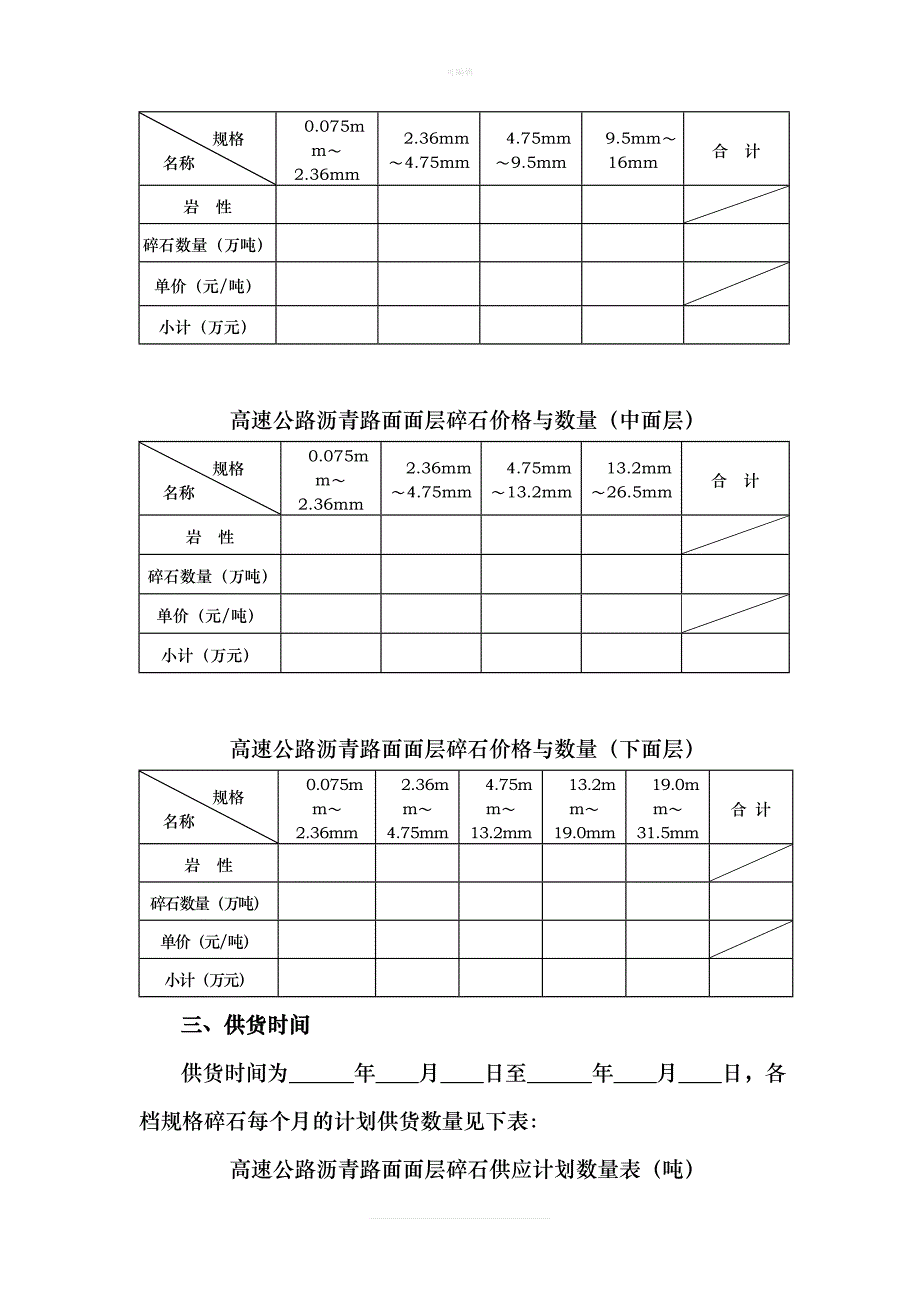 高速公路路面面层石料采购合同修改新版_第2页