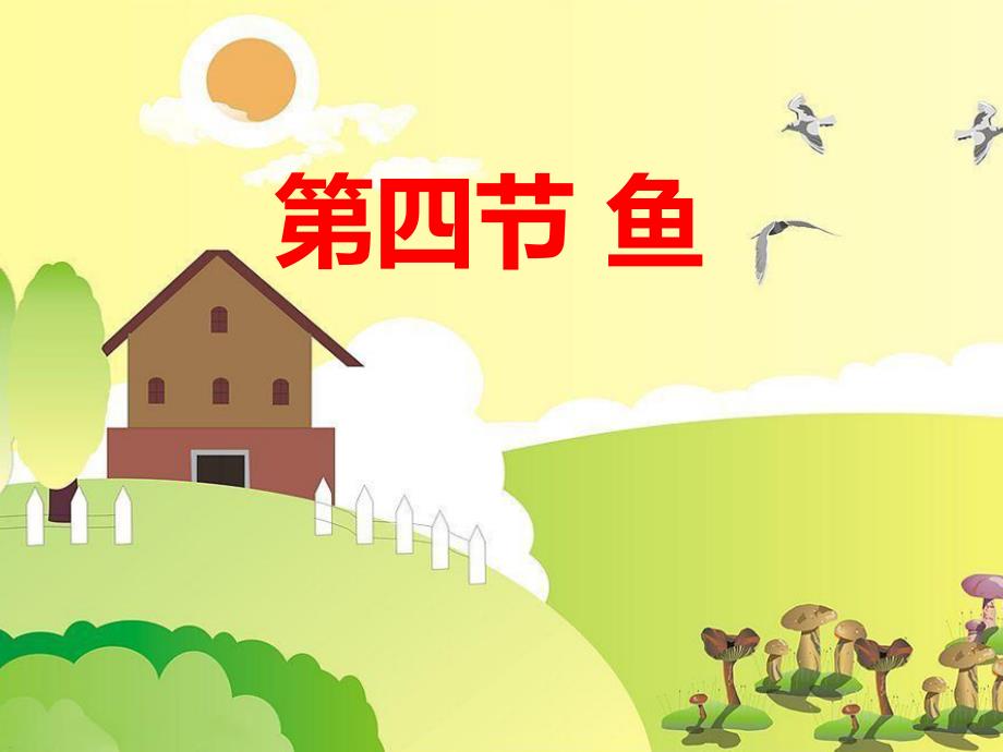 八年级生物上册第四课鱼 (1).ppt_第1页