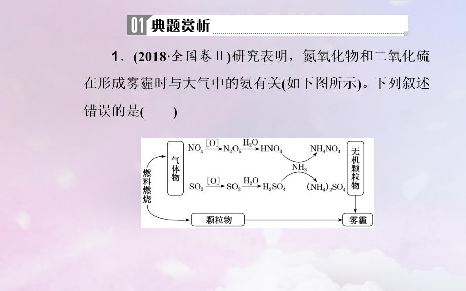 广东专版高考化学二轮复习第一部分专题十一常见非金属及其化合物考点四氮及其重要化合物课件_第3页