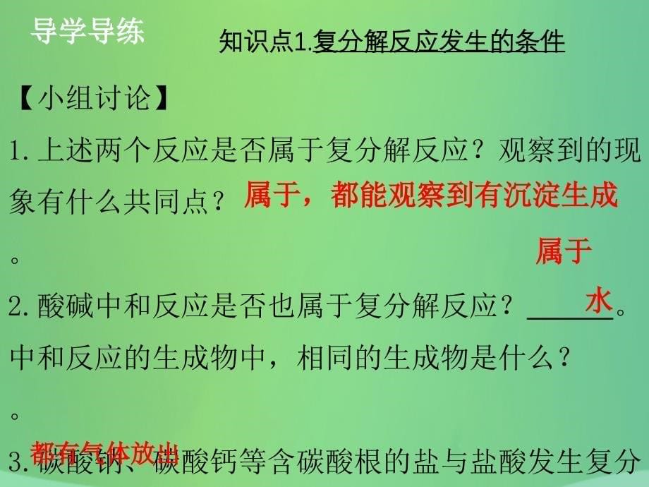 开学九年级化学下册第十一单元盐化肥课题1生活中常见的盐3课堂导学+课后作业课件新版新人教版_第5页