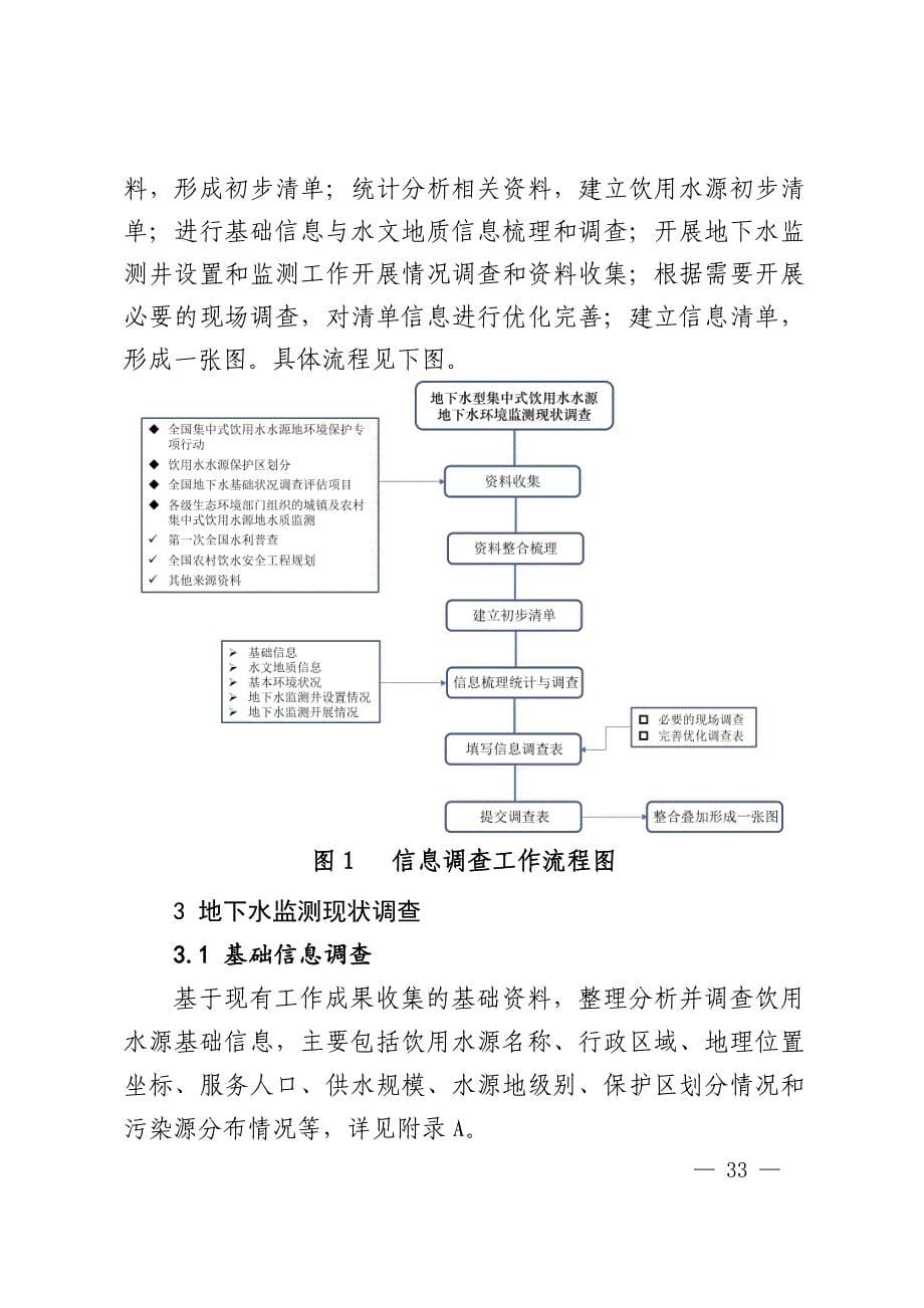 地下水型集中式饮用水水源地下水环境监测现状调查技术指南（试行）_第5页