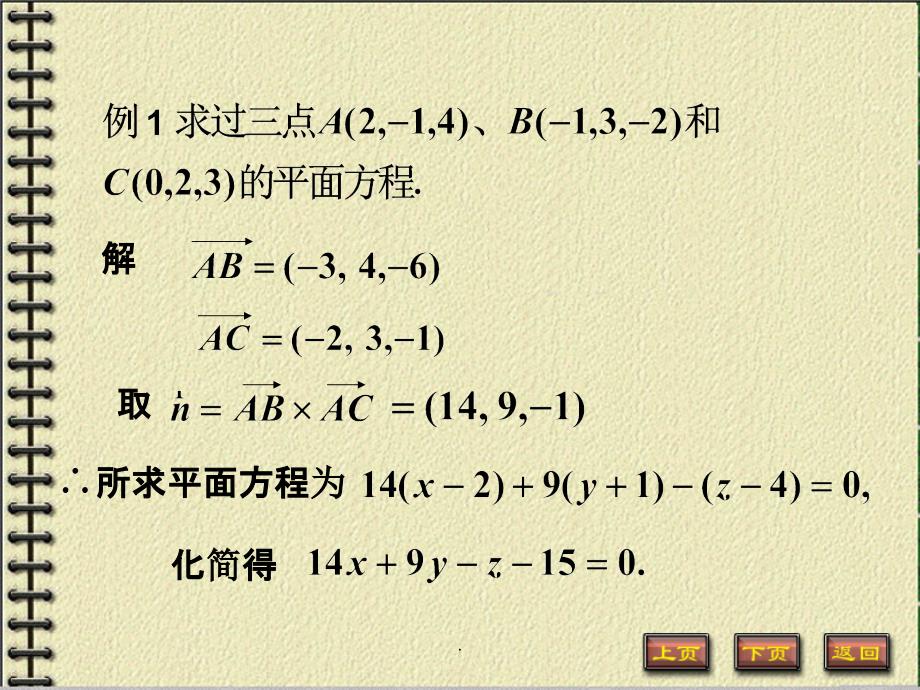 高等数学平面及其方程ppt课件_第4页