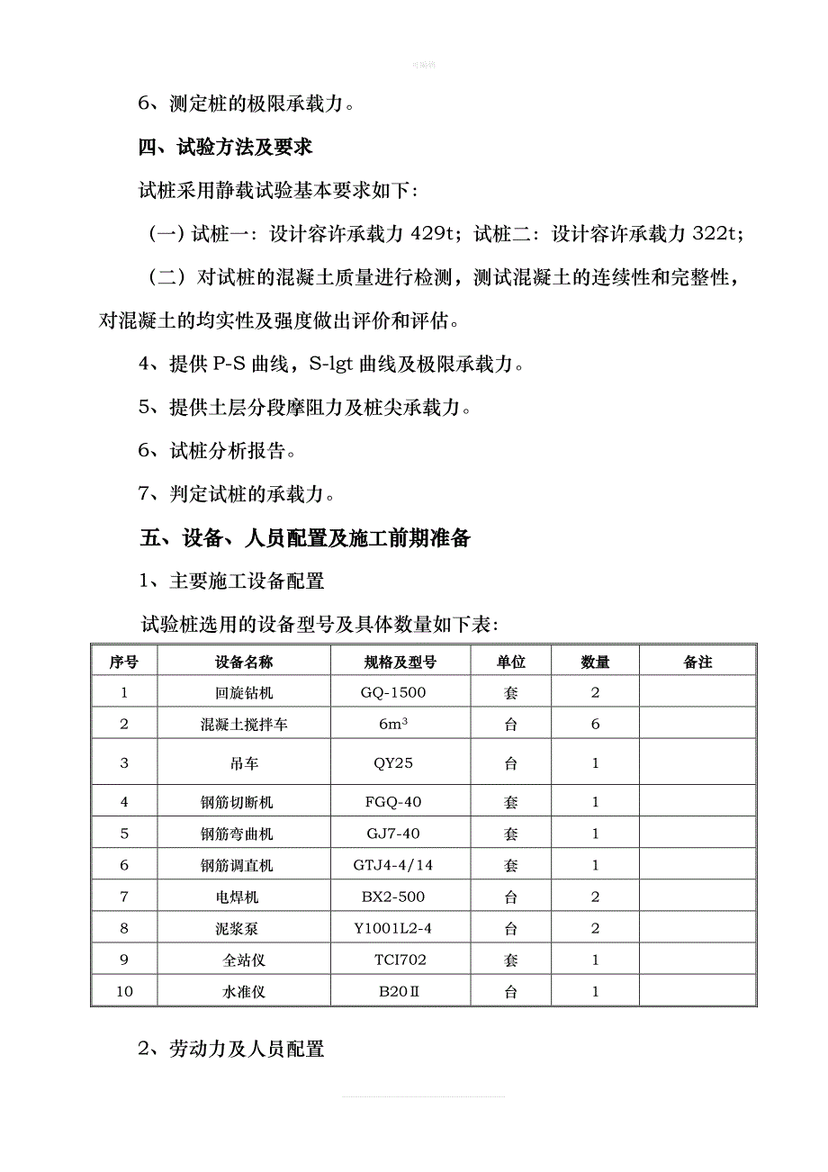 天津大道工程合同东沽路大桥试桩施工方案新版_第4页