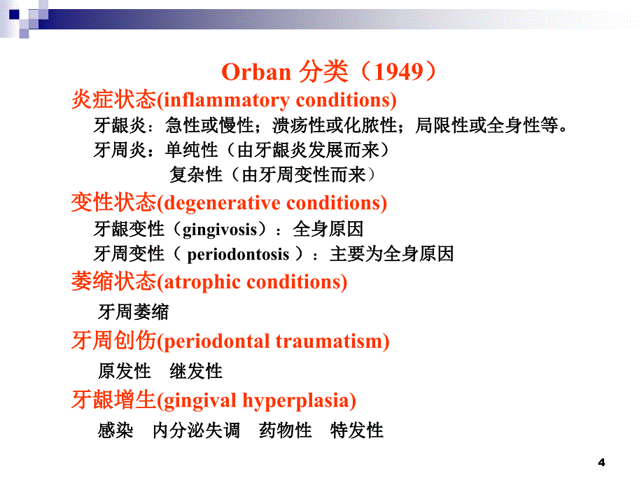 牙周疾病的分类PPT参考幻灯片_第4页